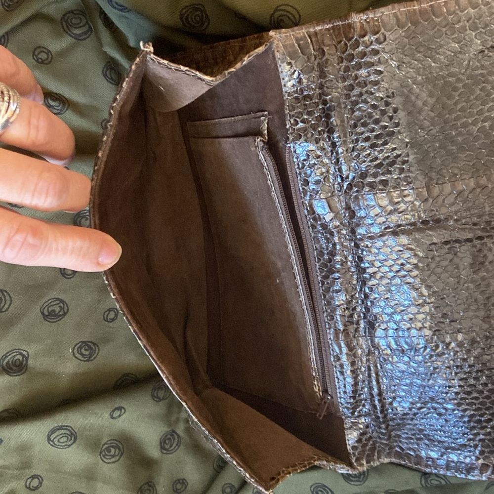 Vintage Python Clutch Bag - Picture 8 of 10